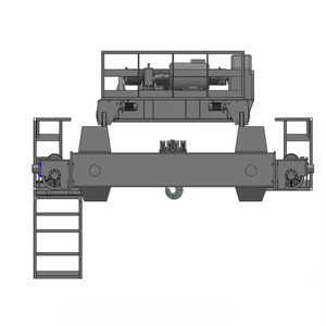 China Brand Customized Overhead <strong>Crane</strong> 5 Ton 10 Ton 20 Ton Cabin Control Double Beam Overhead <strong>Crane</strong> With <strong>Electromagnetic</strong> Grab - Product Image 5