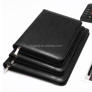 Tùy Chỉnh A5 <span class=keywords><strong>Organizer</strong></span> Planner Bìa Mềm Da Máy Tính Xách Tay Với Dây Kéo - Product Image 4