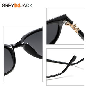 Gafas de Sol de Estilo Coreano Nuevas de Gm, Unisex, Montura Tr90, Polarizadas, Protección Uv400, Lentes Negras, Gafas de Sol de Moda - Product Image 3