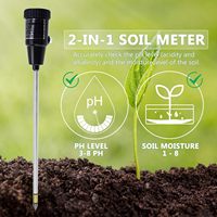 Instrumento de Detección de Suelo de Alta Calidad, Adecuado para Cultivo de Plántulas en Tierras Agrícolas, Plantación en Huertos, Humedad, Acidez y PH