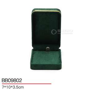 High-end Earring Jewellery <b>Personalize</b> <b>Jewelry</b> <b>Box</b> Custom logo Velvet <b>Jewelry</b> <b>Box</b> - Product Image 5