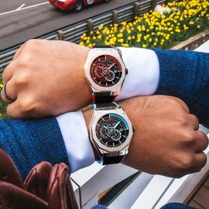 Montre mécanique automatique pour homme BG8601-A German King Speed Series, montre-bracelet de luxe tendance, bracelet en caoutchouc - Product Image 4