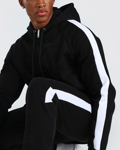 Chándal con logotipo bordado en blanco, ropa deportiva personalizada, sudaderas con capucha, pantalones para correr, OEM Design Factory, venta al por mayor - Product Image 3