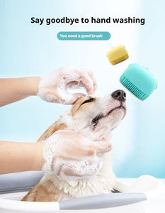 Cepillo de Baño y Masaje para Perros Pequeños, Herramienta de Limpieza y Baño para Mascotas, Suministros de Silicona para Perros Pequeños - Product Image 5