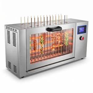 <span class=keywords><strong>Four</strong></span> électrique vertical rotatif <span class=keywords><strong>à</strong></span> porte coulissante en acier inoxydable de qualité commerciale, prix d'usine, pour petite cuisine - Product Image 1
