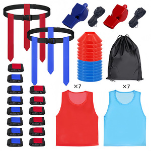 Cinturones Desmontables para Flag Football con Hebilla de Aire, Cintas Multicolores, Equipo de Fútbol Americano para Entrenamiento de Niños y Adultos - Product Image 5
