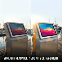 INNODA PC encastré en acier inoxydable de 15 pouces avec écran tactile capacitif Android pour PC encastré de type industriel