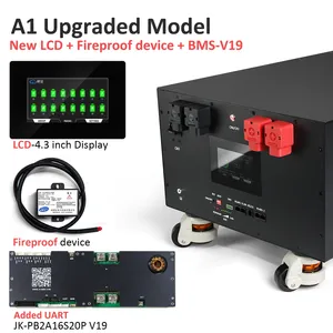 Hộp đựng pin LiFePO4 tự chế, hàng có sẵn tại Ba Lan, 16S 48V 280AH 300AH 320Ah, vỏ kim loại tự chế để lưu trữ cho khách hàng - Product Image 6