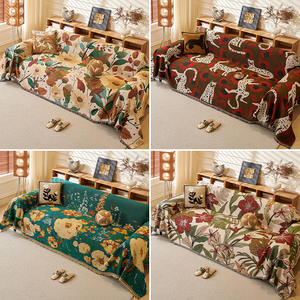ชุดโซฟารวมทุกอย่างลายการ์ตูนสไตล์จีนแบบใหม่รวมทุกอย่างผ้าคลุมสี่ฤดูโซฟาผ้าสำหรับห้องประชุมฤดูหนาว - Product Image 3