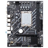 Carte mère de bureau HUANANZHI H610M-K M-ATX, socket LGA1700, DDR4 double canal, max 64 Go, M.2 NVMe PCIe 3.0, Gigabit LAN, en stock
