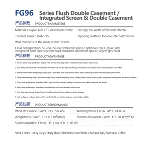 <span class=keywords><strong>Ventanas</strong></span> Modernas <span class=keywords><strong>de</strong></span> Doble y Triple Vidrio <span class=keywords><strong>con</strong></span> <span class=keywords><strong>Rotura</strong></span> <span class=keywords><strong>de</strong></span> <span class=keywords><strong>Puente</strong></span> Térmico, Aislamiento Acústico y Resistentes a Huracanes, Personalizadas para Villas y Hoteles - Product Image 6