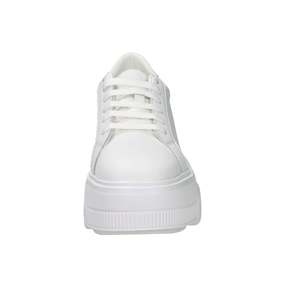Gaelle Paris Donna Sneakers Blanches à Talon Épais de 7 cm - Product Image 2