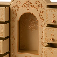 Boîte cadeau de luxe pour parfum, emballage tiroir en carton, logo personnalisé, dorure et argenture, style musulman moyen-oriental pour marques de beauté
