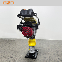 Compacteur vibrant à essence GZD haute efficacité 5,5 CV 6,5 CV 7 CV 75 kg pour la construction industrielle