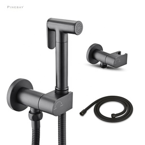 PINEBAY High Quality Brass WC Toilet Shattaf Bathroom Brass Handheld Douche Spray Shower Woman Self Cleaning <strong>Bidet</strong> <strong>Sprayer</strong> - Product Image 1