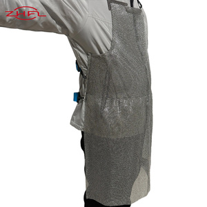 Delantal de Acero Inoxidable Resistente a Químicos, Delantal Protector Contra Cuchillas Afiladas para la Industria Pesquera, Delantal de Tejido Liso de Alta Durabilidad - Product Image 3
