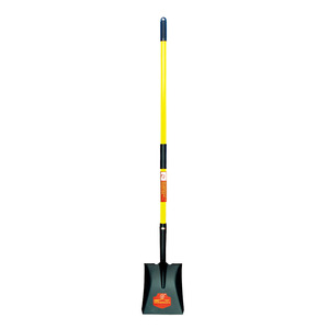 Pala Quadrata Hantop con Manico in Fibra di Vetro Nera e Impugnatura PB, Lama in Acciaio al Carbonio per Lavori in Giardino - Product Image 3
