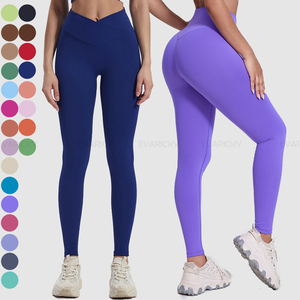Leggings <span class=keywords><strong>de</strong></span> sport et yoga taille haute pour femmes 2024, effet push-up, pour la course, la gym et le fitness, noirs - Product Image 1