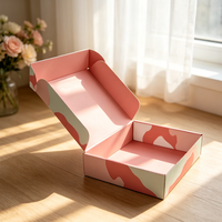 Boîtes rigides de luxe en carton ondulé, matériaux recyclés, forme personnalisée, gaufrage quadricolore, échantillons gratuits, commandes personnalisées disponibles