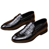 Chaussures décontractées habillées pour hommes en PU souple, style marche, à bout pointu, pour l'été et l'automne, vente en gros d'usine à prix abordable