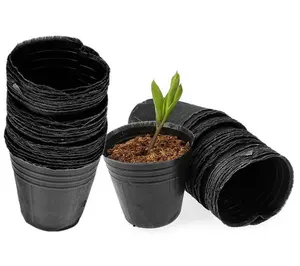 Kwekerij Potten Plastic Zaailingen Planter Ronde Zaad Startpot Bloem Plant Getransplanteerde Voeding Kom Container Huis Tuin