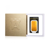 Emballage cadeau pour lingot d'or de 100g avec logo imprimé, emballage de raffinage de lingot d'or, carte blister anti-effraction, cadre flottant 3D