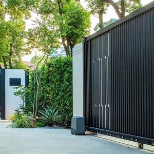 <span class=keywords><strong>Portail</strong></span> en fer forgé de luxe, <span class=keywords><strong>coulissant</strong></span> automatique, entrée de villa, design moderne, sécurité - Product Image 4