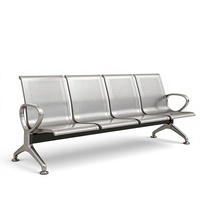 Banc d'attente robuste Wangzuo Industrial H-052PU pour usage commercial dans les aéroports, les hôpitaux, les cliniques, les banques et les hôtels, garantie de 10 ans