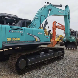 Excavatrice sur chenilles Kobelco 35 tonnes 350 Sk350 d'occasion avec godet de 1,4 m³ et puissance de 190 kW - Product Image 1