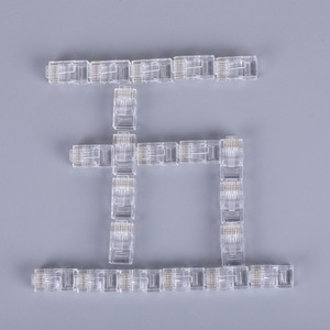 เอ็มพี เน็ตคอนเน็ค RJ45 คริสตัลเฮด 8P8C ขั้วต่ออีเธอร์เน็ตป้องกันการเกิดออกซิเดชันแบบไม่มีฉนวนหุ้ม 100 ชิ้น - Product Image 2