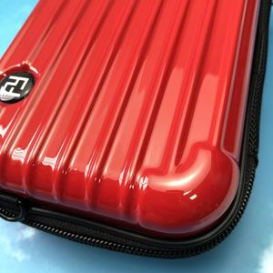 Bolsa de cosméticos multifuncional impermeable para PC, estuche de viaje portátil cuadrado con cierre de cremallera, bolsa de almacenamiento de artículos de tocador de color sólido - Product Image 4