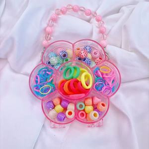 Mylulu Cadeau pour les filles de la maternelle dans une boîte-cadeau Accessoire pour cheveux pour filles Perles Diy Set Hair Clip and Headpiece with Hanger - Product Image 5