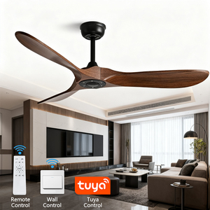 Quạt Trần năng lượng thấp trang trí DC động cơ ABS Blades tốc độ cao LED quạt trần với điều khiển từ xa - Product Image 3