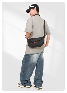 Sac bandoulière homme tendance et simple, sac à l'épaule léger, petit sac décontracté pour les trajets quotidiens, sac de poitrine - Product Image 6