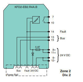 โมดูลจ่ายไฟสำรอง P+F KFD2-EB2.R4A.B ของแท้ใหม่ 100%  KFD2-EB2.R4A.B P+F KFD2-EB2.R4A.B โมดูลจ่ายไฟสำรอง - Product Image 6