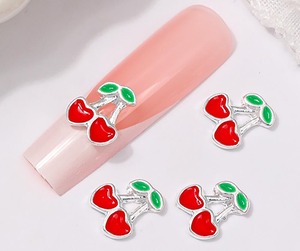 Vente en gros de breloques pour <span class=keywords><strong>ongles</strong></span> en métal 3D de haute qualité, luxueuses et dorées, avec strass - Product Image 6