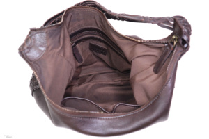 Nuevo Bolso Hobo de Cuero Genuino para Mujer, Gran Capacidad, Piel de Vacuno de Grano Completo, Logotipo Personalizado, Venta al Por Mayor - Product Image 5