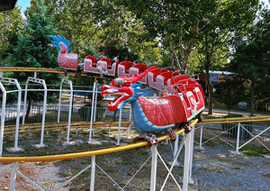 Produits de manèges de parc d'attractions populaires modernes et amusants de haute qualité Dragon Roller Coaster Ride à vendre - Product Image 3