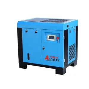 11kW 15Hp 8 Bar Direct Drive Frequency Very Low Noise Industrial Air Cooling Screw Air Compressor