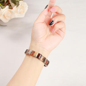 Wholesale Natural Crystal Bangles Healing Crystal Beads Garden Quartz Stretch <b>Bracelets</b> for Gift - Product Image 2