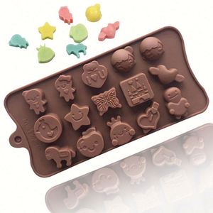 Stock Silicone Chocolate With Valentine Collection Home Diy Bake Mould Reused Plaster <b>Soap</b> Trays Gummy <b>Mold</b> OEM\ODM - Product Image 1
