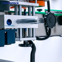 Machine d'étiquetage automatique double face pour les surfaces planes avant et arrière, applicateur d'autocollants, étiqueteuse pour flacons de cosmétiques et de détergent