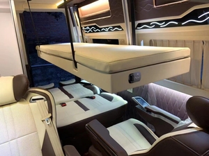 Nueva Autocaravana de Lujo 2+2+2 Plazas, Minibús, RV, Camper Van, la Mejor Autocaravana China para Viajes al Aire Libre con Baño, Cocina y Camas - Product Image 6