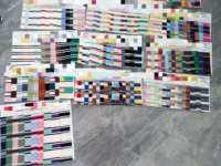 Ensembles courts rayés multicolores pour bébés garçons et filles, 100% coton, t-shirt et short d'été, tenue 2 pièces