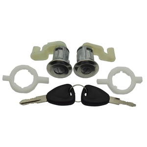 Cylindre de serrure de porte avec clés pour Renault Clio II <span class=keywords><strong>Megane</strong></span> Thalia 7701472806 - Product Image 1