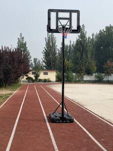 Support de basketball multifonctionnel intérieur/extérieur avec panneau arrière et <span class=keywords><strong>filet</strong></span> en PE amovibles pour adultes et enfants, idéal pour l'entraînement à domicile - Product Image 4