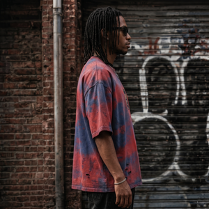 OEM/ODM Oversized Heavyweight T-shirt <b>Vintage</b> Distressed Acid Wash <b>Graphic</b> <b>Tee</b> Streetwear Custom Print Unisex Clothing 6625 - Product Image 2