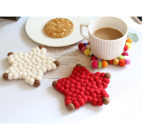 Venta directa de fábrica, almohadilla aislante protectora superabsorbente, posavasos de fieltro - Product Image 5