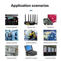 Módulo Router LTE Mini con WiFi 4G, LAN, USB, TTL, Soporte DMZ, Redirección de Puerto, Compatible con Comandos AT para CCTV/IOT/Máquinas Expendedoras