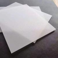 Feuille diffuseur de lumière PC, surface mate givrée à points, ignifuge, anti-éblouissement, forme personnalisée, pour panneau LED, boîte à lumière et rétroéclairage